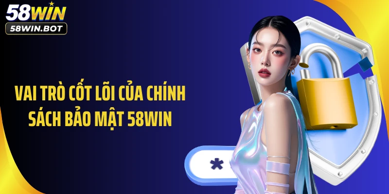 Vai trò cốt lõi của chính sách bảo mật 58WIN